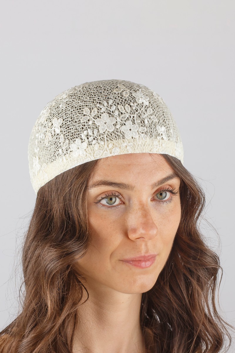 CALOTTINA PIZZO MACRAMÈ P5L40602