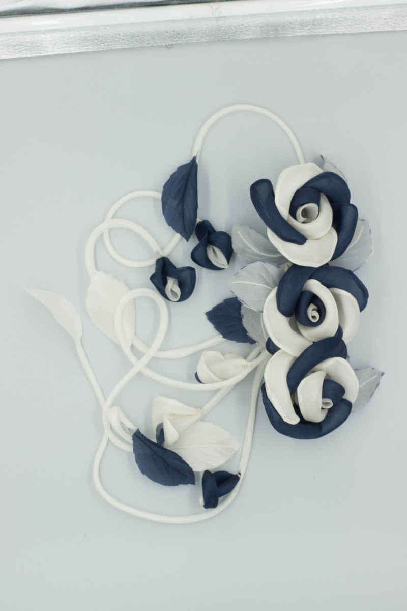 TRALCIO 3 FIORI BICOLORE+PENDENTI Z3LF358BL