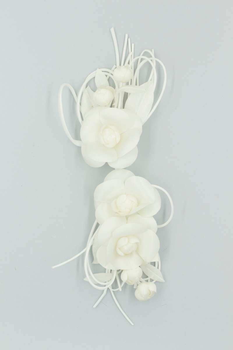 TRALCIO 3 CAMELIE IN RASO Z8V80102B