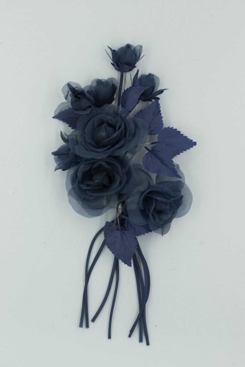 TRALCIO 3 ROSE + 3 BOCCIOLI IN ORGANZA Z8V80111PE