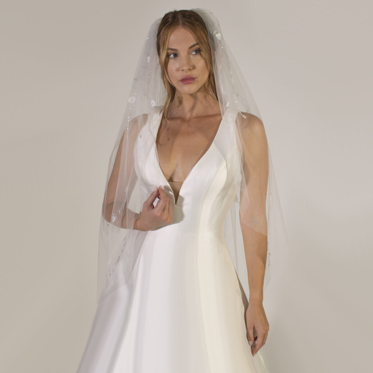 VELO TONDO CUORI 3D L3RTONDO1251